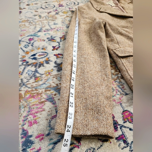 L.L. Bean, Womens Brown Tweed Lined Soft Warm Tailor Fit Blazer Jacket, s… - Picture 12 of 16